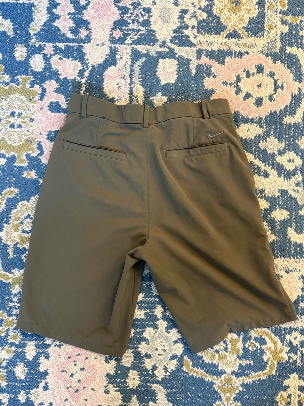 Nike Men's Olive Hybrid Performance Shorts - Picture 2 of 3
